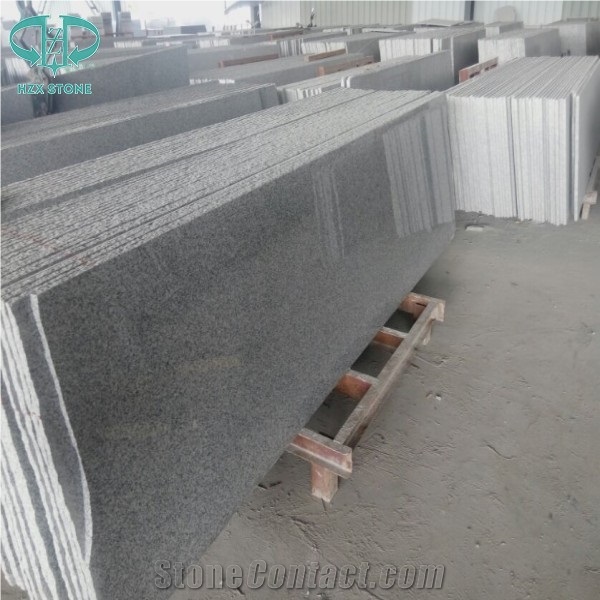 White Grey Granite Hubei G603 Granite Small Slabs G603 Granite Kitchen Countertops Island Tops G603 Granite Wall Flooring Tiles