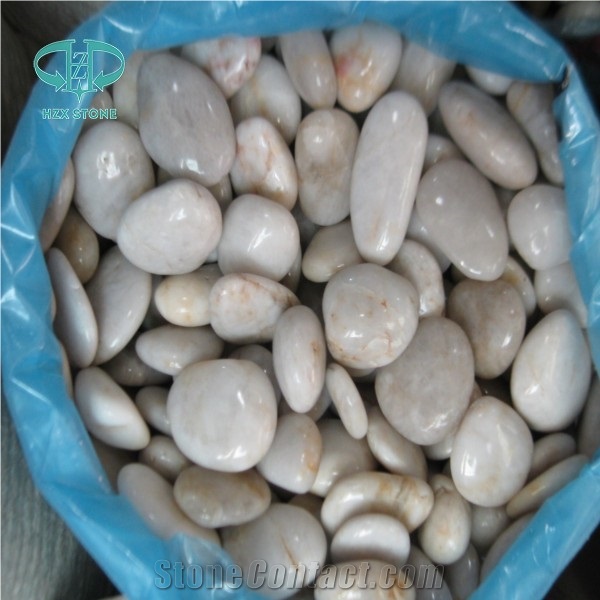 Wide Color Range White Black Beige Yellow Red Green Pebble Stone,River Stone,Polished,Unpolished,Decorative Stone in Landscaping,Garden,Walkway