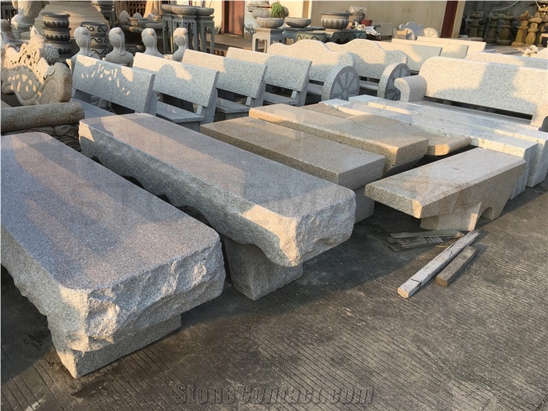 China Grey Granite Chairs, Stone Bench,Garden Chairs&Tables,Outdoor Chairs&Benches,Exterior Animal Stone Benches,Exterior Garden Furniture,Polished Benches&Tables,Park Benches,Garden Tables