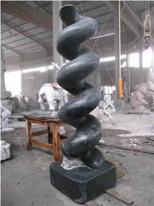 Grey Granite Abstract Yr2 Sculpture & Statue