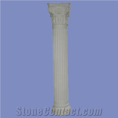 Marble Column & Sculptured Roman Columns