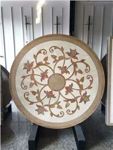Round Pattern Mosaic Medallion for Floor