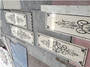 Square Marble Mosaic Pattern Decoration