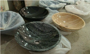 Wash Basin Black Marble Vanity Sink