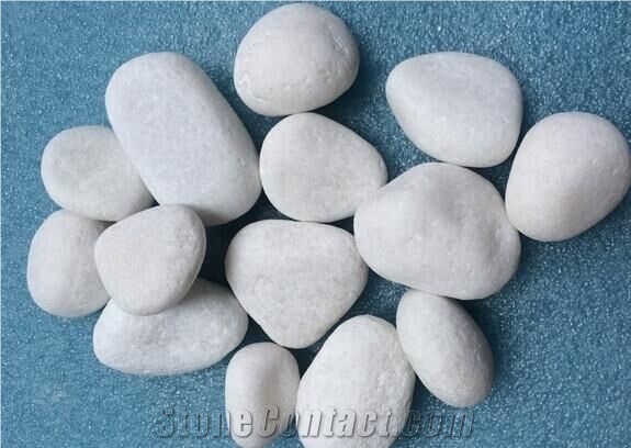 White Pebble Stone, River Stone