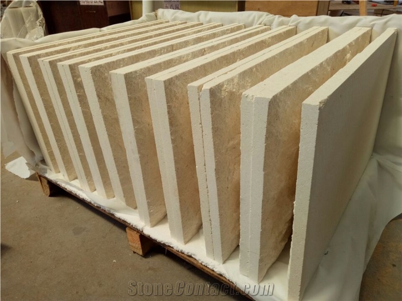 Beige Limestone Wall Tile Split Face