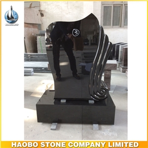 Black Granite Cheap Tombstone Pictures