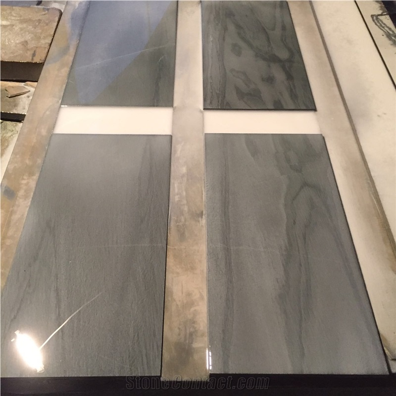 Dark Grey Slate Flooring Tiles