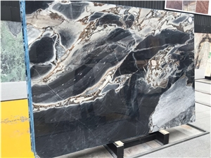 Galaxy Grey Marble Black Marble Polished China Marble