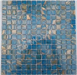 Goldenline Glass Mosaic Tile for Swimming Pool