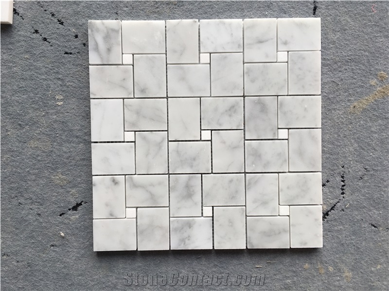 Good Quality Mix Color White Weave Mosaic Tile for Europe Style