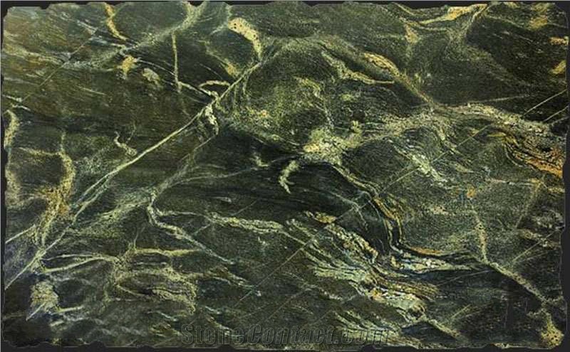Amazon Tiger Green Granite Slabs