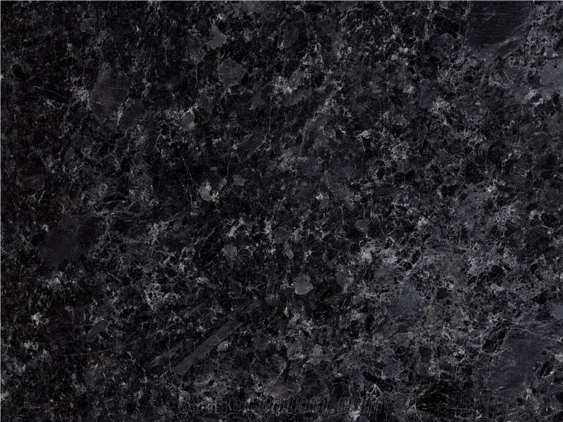 Angola Black Granite Slabs, China Black Granite