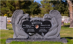 Black Double Angle Monument,Tombstone