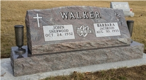 Cemetery Markers Slant Monument Headstones