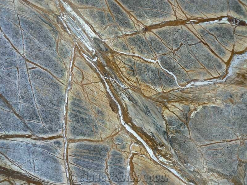 Forest Brown Marble Slabs Tiles