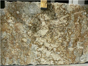 Gold and Silver Granite Slabs