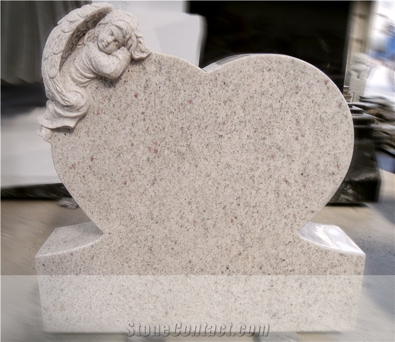 Heart-Shaped Monument Headstone