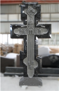 Shanxi Black Granite Cross Monument
