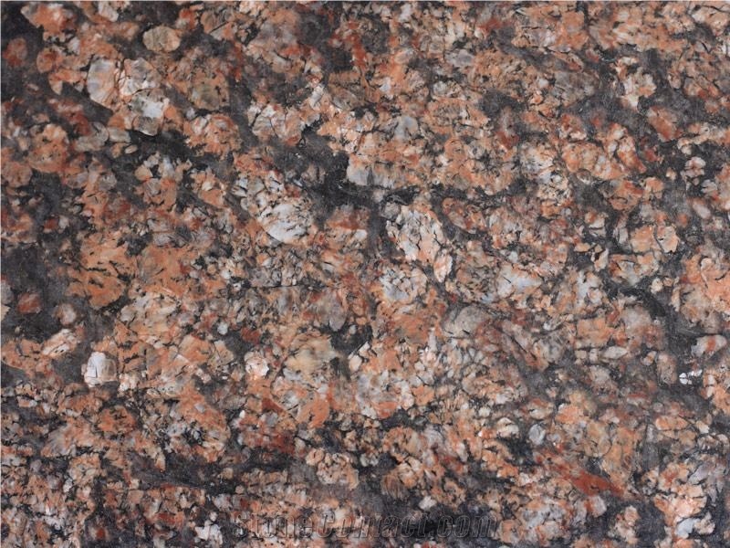 Silica Rusica Brown Granite Slabs