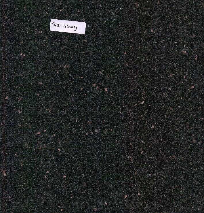 Star Galaxy Black Granite Slabs, Tiles
