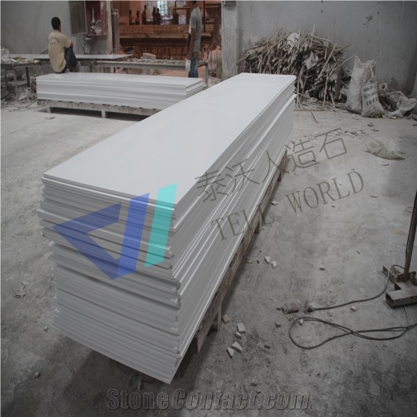 2017 Acrylic Solid Surface Slab Artificial Marble Stone Sheet Made by China