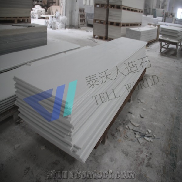 2017 Acrylic Solid Surface Slab Artificial Marble Stone Sheet Made by China