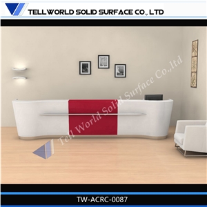 Exclusive Lighted Acrylic Mini Reception Desk for Sale