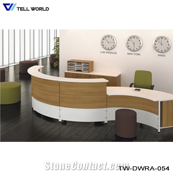 Factory Solid Surface Modern Clinic Reception Desk