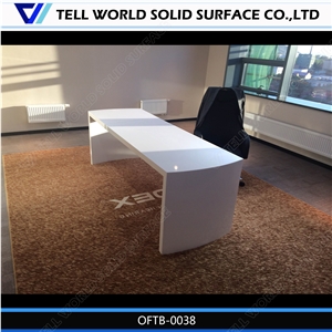 Hot Sale Simple Design Solid Surface Computer Desk