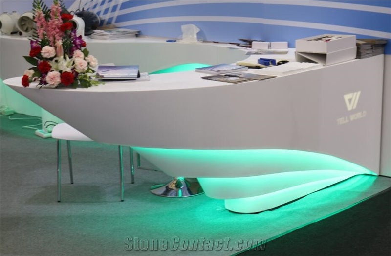 Newest Solid Surface Reception Desk, Reception Counter