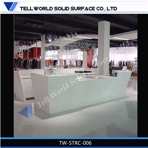 Service Center Counter Fancy Information Desk Reception Desk for Sale