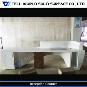 Tell World Graceful Acrylic Reception Desk Stand Tw-Acrc-0024