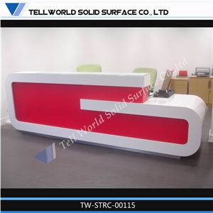 Tw Solid Surface Used Reception Desk Furniture