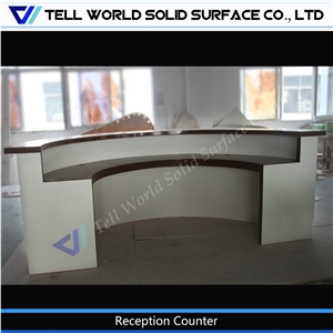 Wholesale News Design Commercial Furniture Half Round Reception Desk