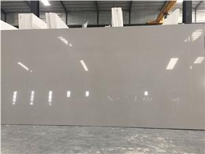 Ice Grey Quartz Stone Slab 2cm or 3cm with High Gloss and Hardness