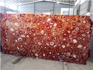 Red Agate Slab,Semi Precious Stone Panels