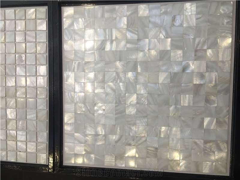 Shell Mosaic Stone Tile, 3d Design Shell Manmade Mosaic Tile for Wall, China Cheap Mosaic on Sales