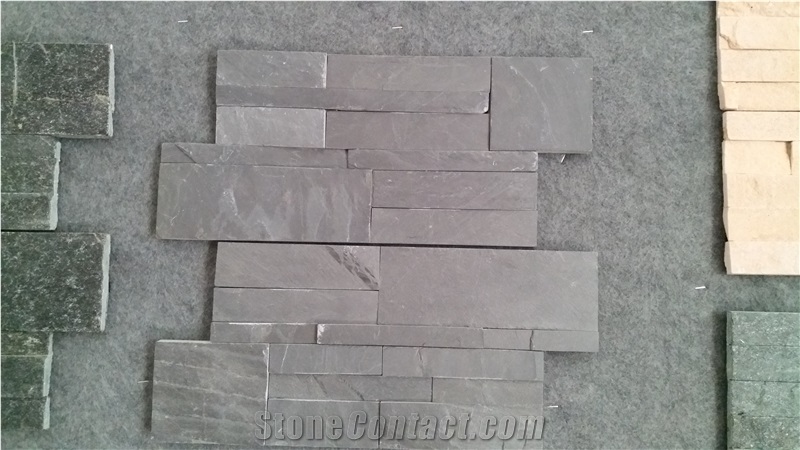 Black Slate/ China Black Slate/Culture Stone, Wall Stone, Wall Panel, Veneer