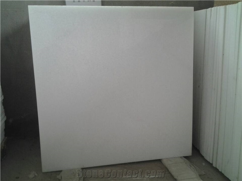 HeatResistant White Marble Tile from China