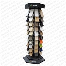 Multi-Side Stone Tile Display Stand