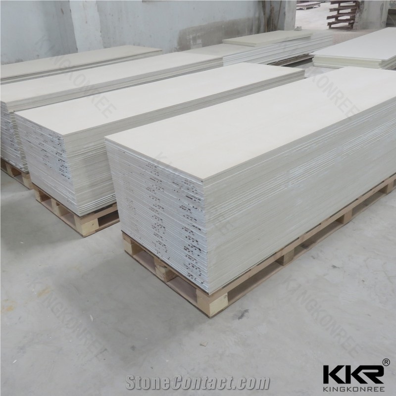 Artificial Marble Acrylic Stone Sheets For Tub Surround