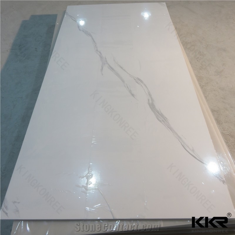 Corian 12mm Seamless Joint Textured Marble Acrylic Solid Surface Sheet ...