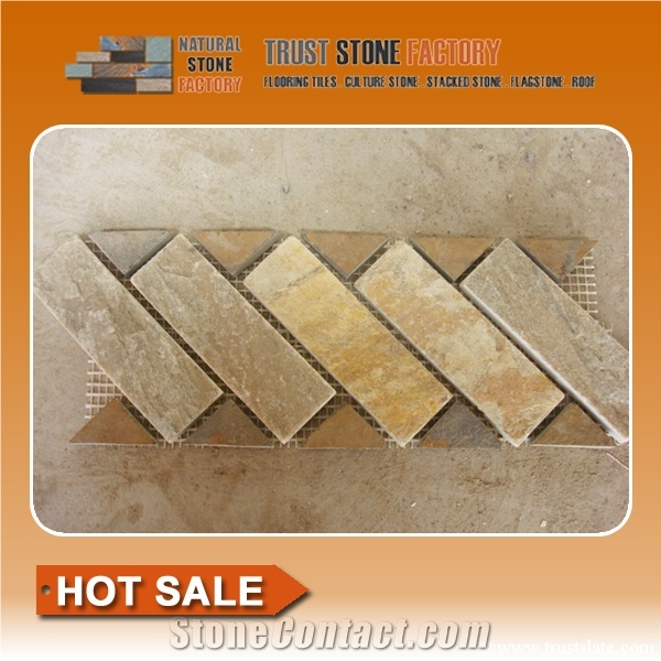 Beige Mosaic Border,Light Grey Mosaic Border Line,Square Mosaic Tiles,Polished Mosaic Pattern and Tiles,China Mosaic for Home Decoration