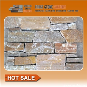 Exteria Stone Wall Panels,Multicolor Stone Wall Tile for Decoration,Quartzite Stone Wall Cladding