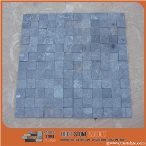 Gray Quartzite Mosaic Tile, Wave Grey Mosaic Tile, Polished Surface, Garden & Balcony Marble Mosaic, Kitchen Mosaic, Elevator Mosaic,Wall Mosiac,Swimming Pool Mosaic