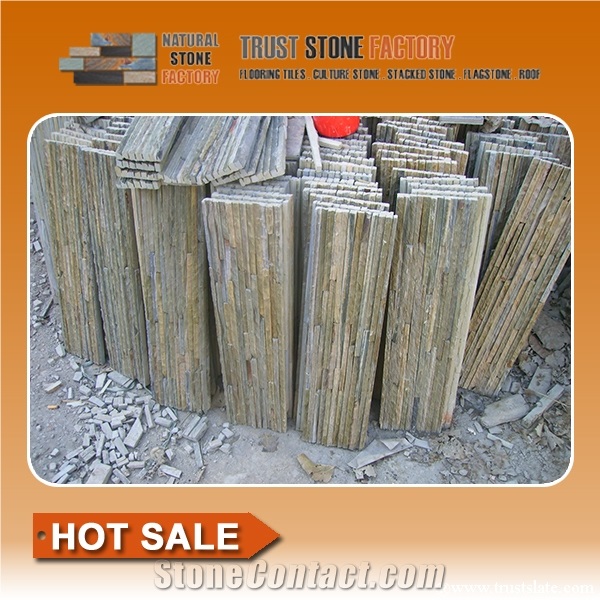 Grey Cultured Stone, Wall Cladding, Cheap Chinese Wall Stone Panel