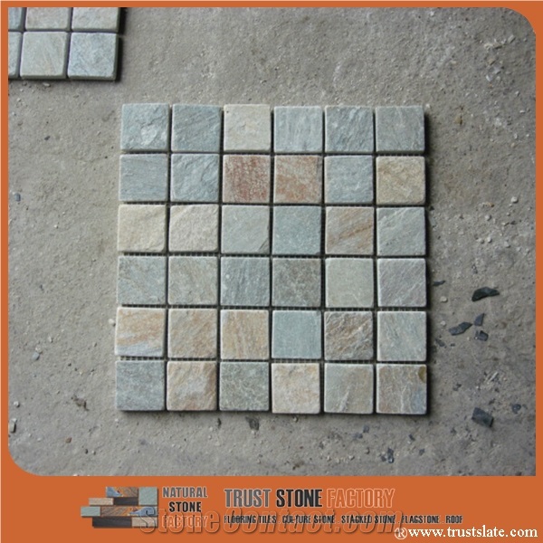 Grey Mix Noce Tumble Mosaic for Wall,Floor,Bathroom,Interior,Hotel Decoration