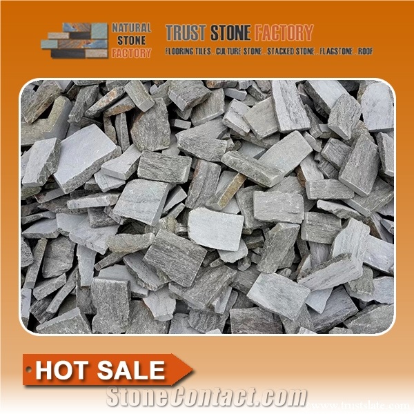 Grey Quartzite Stone Wall Tile,Natural Stone Wall Cladding,Stone Retaining Wall from China