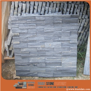 Grey Slate China Split Face Culture Stone Ledge Stone Wall Decoor